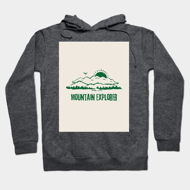 Mountain Explorer Hoodie by milicab